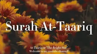 Surah At-Taariq|Beautiful quran recitation|Verses 17|