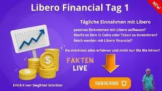 Libero Financial Review deutsch Tag 1 | online Geld verdienen passiv |  Libero Token Staking Coins