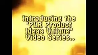 PLR Product Ideas