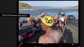 Steven Munatones at the 2022 SCAR Swim Challenge in Arizona