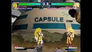 Dragon Ball Z Heroes M.U.G.E.N v2 SSJ3 Battle!-SSJ3 Goku vs SSJ3 Future Gohan