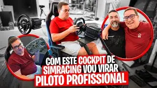 MONTAGEM DO COCKPIT SIMRACING NO ESTUDIO