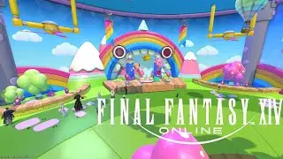 【FF14】専用HUDレイアウトで挑戦！FALL GUYSコラボのみ　#FF14 #FFXIV #ハウジング #ミラプリ #アウラ #DD #FALLGUYS