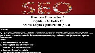 digiskills  seo hands-on exercise 2 solution |  dstp 2.0 batch 6