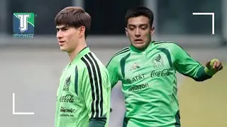 Gilberto Mora y la Hormiga Gonz&aacute;lez en el ENTRENAMIENTO de la Selecci&oacute;n Mexicana previo a Uruguay