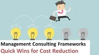Management Consulting Frameworks &ndash; Quick wins for Cost Reduction