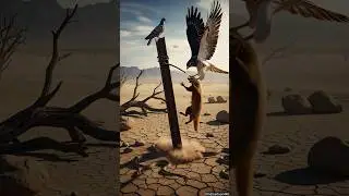 Terrifying Desert Survival Story | Pigeon, Snakes, Mongoose & Hawk | #cinematic #shortfilm #ai