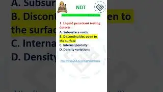 1#PT# #Nondestructive_Testing# #Penetrant# #NDT# #Q&A# #questions_and_answers# #shorts##BeInspector#