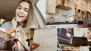 FULL TIME house cleaner, PART TIME student | day in the life