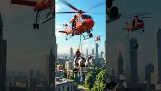 Cows Take Over the City! Magic Gone Wrong 😱 | Funny Animal Adventure