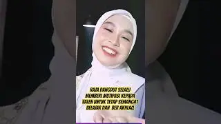 sang raja dangdut selalu memberi mutivasi kepada valen,tetap semangat belajar dan berakhlaq
