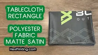 Polyester Fabric Tablecloth Rectangle | Matte Satin Tablecloth Printing | Table Cover Printing