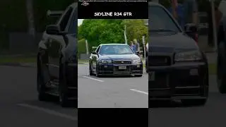 Nissan Skyline GT-R R32, R33, R34 Leaving All Japanese cars and coffee #skyline #gtr