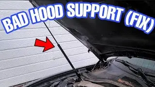 How to Install & Compress Hood Support/Strut/Lift