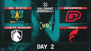 VALORANT Challengers EMEA 2025 | Stage 1 | Group | BBL PCF vs Enterprise | Liquid Academy vs FOKUS