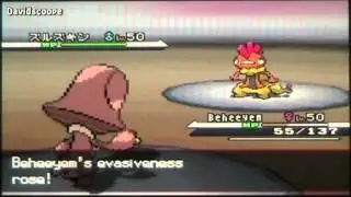 Pokemon Black / White - Wi-Fi Battle - 23/12/12