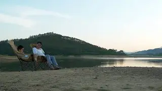 Relaxing camping by the lake with my wife and kids（2024）