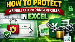 How to protect a single cell in excel