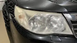 Subaru Forester SH - тюнинг фар, установка диодных линз Expression