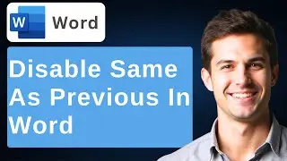 How To Turn Off Same As Previous In Footers In Microsoft Word Microsoft Word Tutorials [2026 Guide]