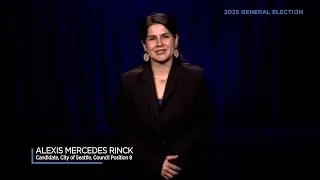 Alexis Mercedes Rinck, candidate for City of Seattle, Council Position 8