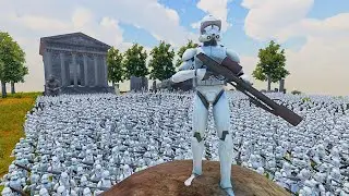 CAN SNIPER CLONE TROOPS SAVE MOUNTAIN BASE vs 2,000,000 ZOMBIES | UEBS 2