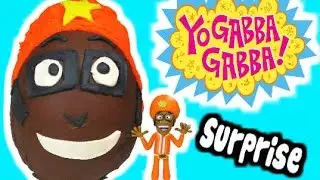 YO GABBA GABBA Surprise Egg of DJ Lance Filled with Yo Gabba Gabba Surprise Toys