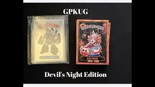 Garbage pail kids Fan set!! GPKUG Devil night set!!!