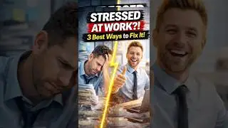 How to Handle WORK STRESS?3️⃣Best Ways That Actually Work (Science-Backed) #youtubeshorts  #shorts