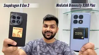 Snapdragon 8 Gen 3 vs Dimensity 9300 Speed Test - Best Flagship Processor?