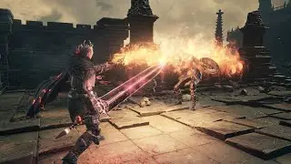 Dark Souls 3 Cinders Mod Pyromancy Showcase - Fire Surge and Refined Fire Surge