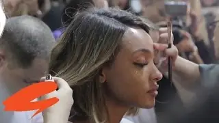 Backstage with Jourdan Dunn at Topshop Unique SS15 | Get The Gloss