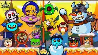 Ball World Blue Ball V Red Boss Challenge | Ice Age Boss | MGIF | Gameplay WFG