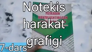7-dars.Notekis harakat grafigi.#usmonovtoʻplami