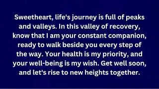 Sweet and Thoughtful  Get Well Soon Messages  for Your Husband