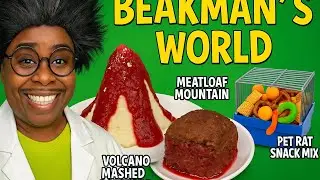 Beakman&rsquo;s World | Volcano Mashed Potatoes & Meatloaf Mountain!