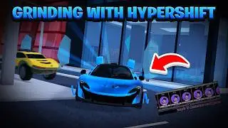 Grinding with Hypershift in Roblox Jailbreak🎨