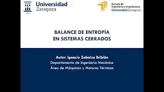 Balance de entropía en sistemas cerrados (Parte 1)