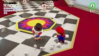 Super mario Odissey - Reino champi&ntilde;on - Energiluna 26 - Bajo las baldosas