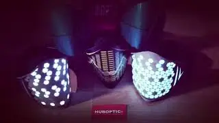 Original Equalizer Masks by HUBOPTIC Light Up Sound Reactive Masks