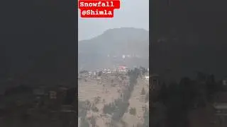 Snowfall View from Taj Theog Resort Room Balcony | Luxury Stay Shimla #travel #trending #shorts