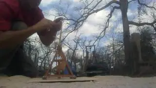 Tiny Trebuchet, Rolling Whipper from Texas Trebuchet. 146 feet.