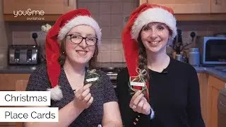 How to Make Christmas Place Cards