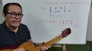 Gloria sea a Dios que me da vida. Tutorial Guitarra Rodrigo M.a 