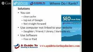 Search Engine Optimisation &ndash; Where Do I Rank On Google, Yahoo or Bing - SERPs?