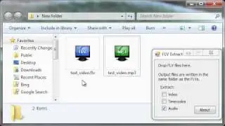 Learn How to Extract Audio/Music from FLV Video Files