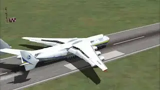 Landed the World's Largest Cargo Plane Antonov An-225... Somehow!