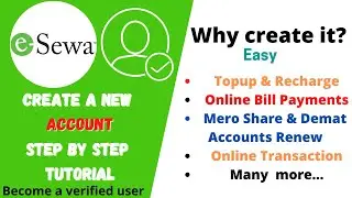 How To Create eSewa Account | 100% Verified Account | Nepal | eSewa |