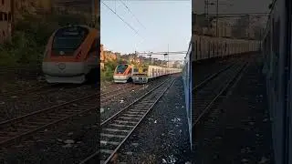 Local vs Vande Bharat #cartoon #train #trainvideos #shorts #shortsfeed
