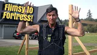 Scrapping Fancy Knee Braces for Woodshed Strength Upgrade (Ep 13)